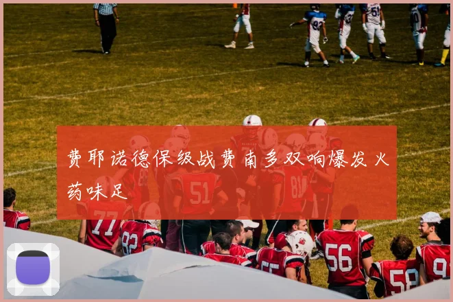 费耶诺德保级战费南多双响爆发火药味足
